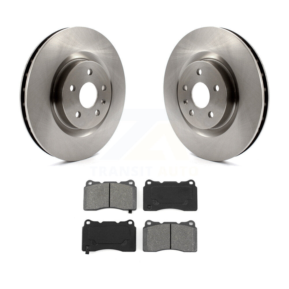 Disc Brake Rotors And Semi-Metallic Pads Front Kit For Pontiac G8 Buick Regal