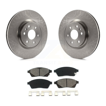 Disc Brake Rotors And Semi-Metallic Pads Front Kit For Cadillac SRX Saab 9-4X
