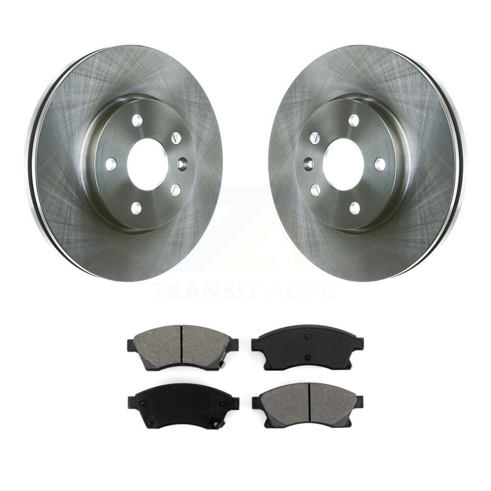 Disc Brake Rotor & Semi-Metallic Pad Front Kit For Chevrolet Cruze Sonic Limited