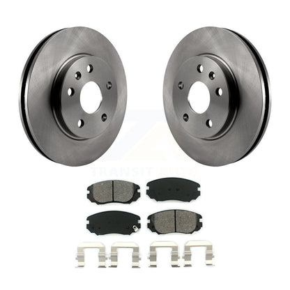 Brake Rotor Semi-Metallic Pad Front Kit For Chevrolet Malibu Buick Regal Limited