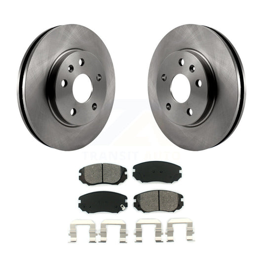 Brake Rotor Semi-Metallic Pad Front Kit For Chevrolet Malibu Buick Regal Limited