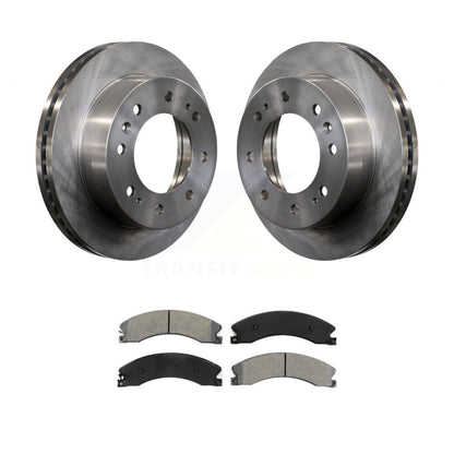 Brake Rotors & Semi-Metallic Pad Front Kit For GMC Chevrolet Sierra 2500 HD 3500