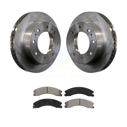 Brake Rotors & Semi-Metallic Pad Front Kit For GMC Chevrolet Sierra 2500 HD 3500
