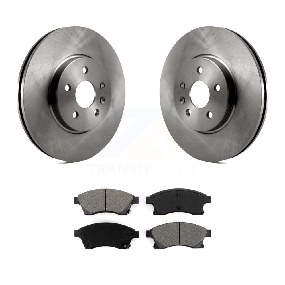 Disc Brake Rotors & Semi-Metallic Pad Front Kit For 2013-2014 Chevrolet Sonic RS