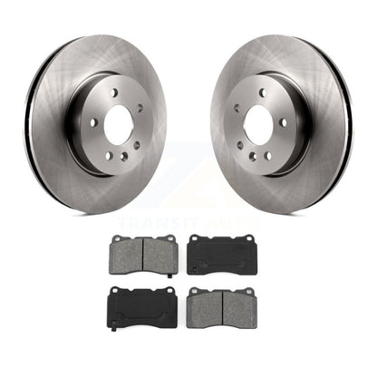 Disc Brake Rotors And Semi-Metallic Pads Front Kit For Cadillac ATS