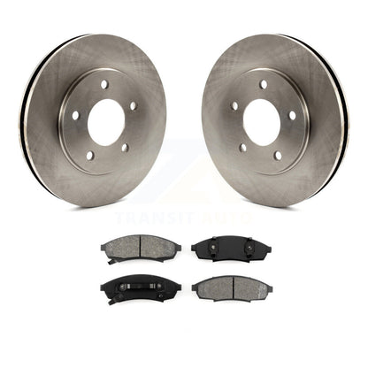 Brake Rotor And Semi-Metallic Pad Front Kit For Oldsmobile Cutlass Supreme Buick