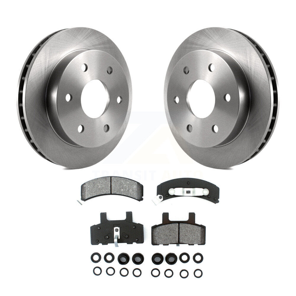 Disc Brake Rotor Semi-Metallic Pad Front Kit For K1500 Chevrolet GMC K2500 Tahoe