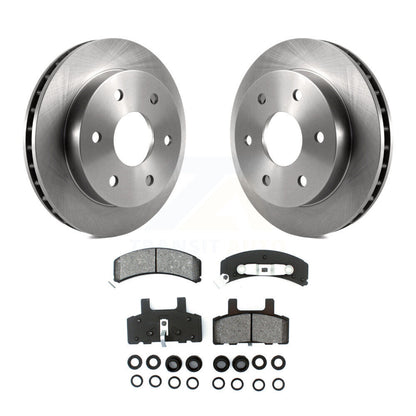 Disc Brake Rotor Semi-Metallic Pad Front Kit For K1500 Chevrolet GMC K2500 Tahoe