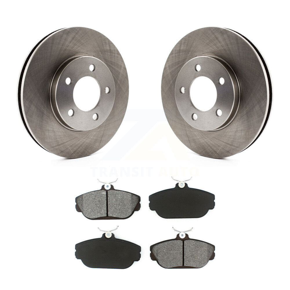 Brake Rotor & Semi-Metallic Pad Front Kit For Ford Taurus Mercury Sable Windstar