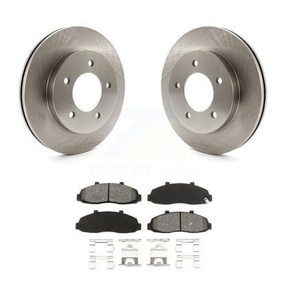 Disc Brake Rotors And Semi-Metallic Pads Front Kit For Ford F-150 Heritage 4WD