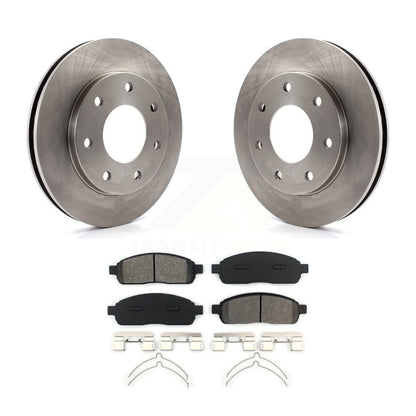 Disc Brake Rotors And Semi-Metallic Pads Front Kit For 2004 Ford F-150 4WD