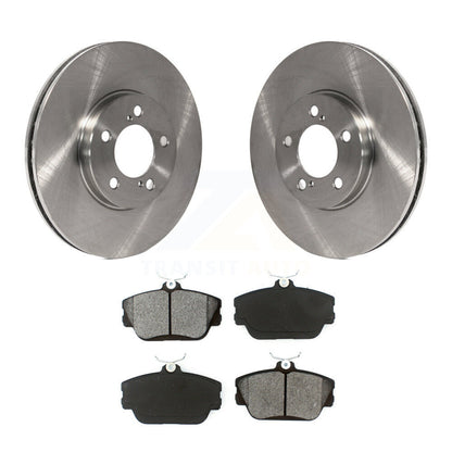 Brake Rotor Semi-Metallic Pad Front Kit For Ford Taurus Lincoln Continental Mark