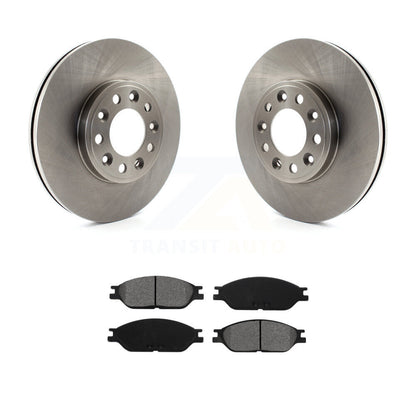Disc Brake Rotors And Semi-Metallic Pads Front Kit For 1999-2003 Ford Windstar