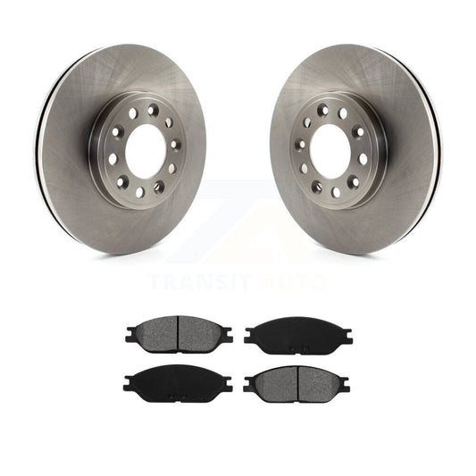 Disc Brake Rotors And Semi-Metallic Pads Front Kit For 1999-2003 Ford Windstar