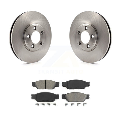 Brake Rotor & Semi-Metallic Pad Front Kit For Ford Thunderbird Lincoln LS Jaguar