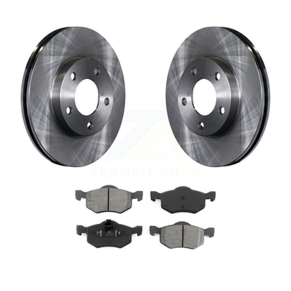 Brake Rotors & Semi-Metallic Pad Front Kit For Ford Escape Mazda Tribute Mercury