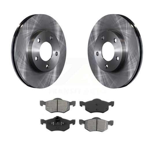 Brake Rotors & Semi-Metallic Pad Front Kit For Ford Escape Mazda Tribute Mercury
