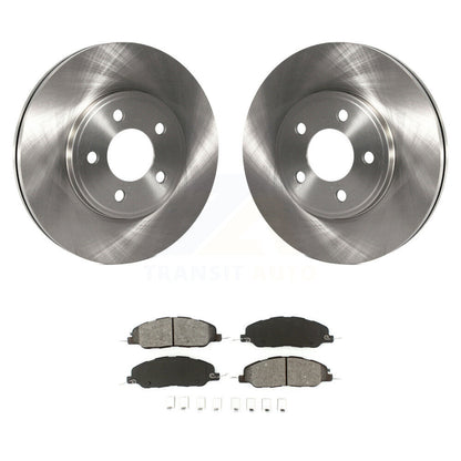 Disc Brake Rotors And Semi-Metallic Pads Front Kit For 2009 Ford Mustang Bullitt