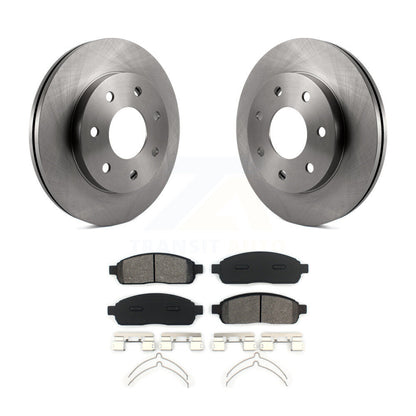 Disc Brake Rotors Semi-Metallic Pad Front Kit For Ford F-150 Lincoln Mark LT 4WD