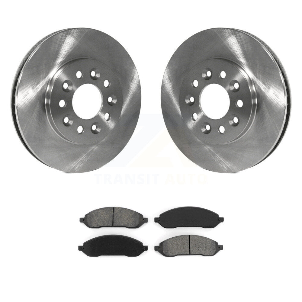 Disc Brake Rotors Semi-Metallic Pad Front Kit For Ford Freestar Mercury Monterey