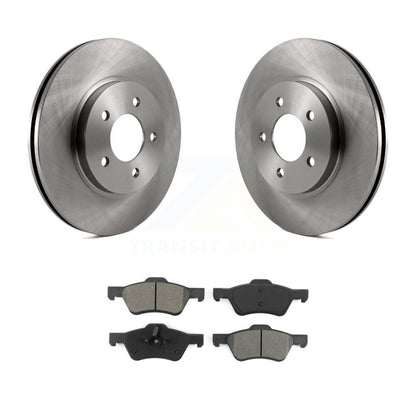 Disc Brake Rotor And Semi-Metallic Pad Front Kit For Ford Escape Mercury Mariner