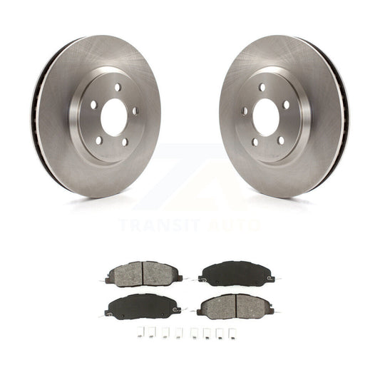Disc Brake Rotors And Semi-Metallic Pads Front Kit For Ford Mustang