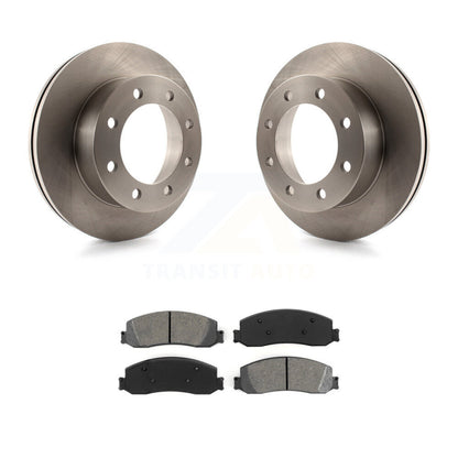 Disc Brake Rotors Semi-Metallic Pad Front Kit For 2012 Ford F-350 Super Duty 4WD