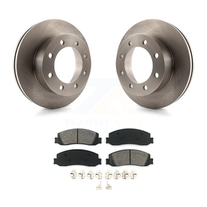 Disc Brake Rotors Semi-Metallic Pad Front Kit For 2011 Ford F-350 Super Duty 4WD