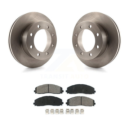 Disc Brake Rotors Semi-Metallic Pad Front Kit For 2013 Ford F-350 Super Duty 4WD