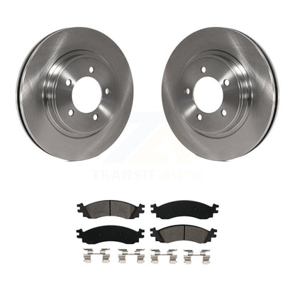 Brake Rotor And Semi-Metallic Pad Front Kit For Ford Explorer Sport Trac Mercury