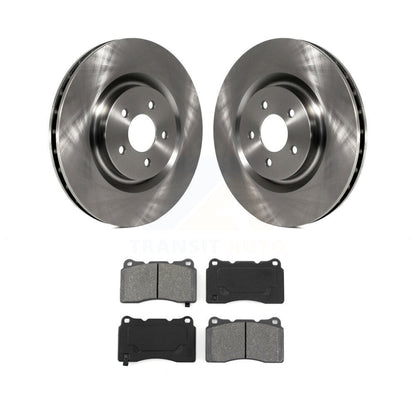 Disc Brake Rotors And Semi-Metallic Pads Front Kit For Ford Mustang