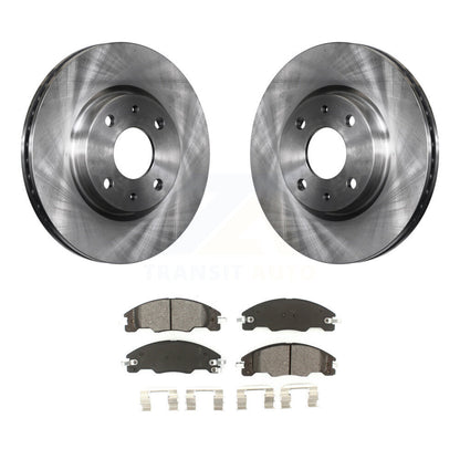 Disc Brake Rotors And Semi-Metallic Pads Front Kit For 2008-2011 Ford Focus