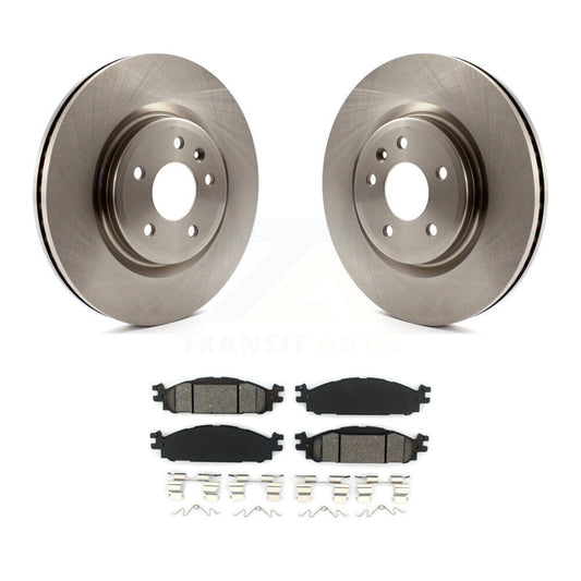 Brake Rotors & Semi-Metallic Pad Front Kit For Ford Explorer Flex Taurus Lincoln