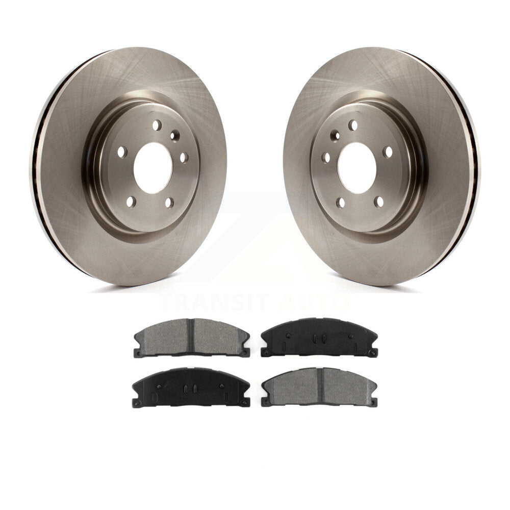 Brake Rotor Semi-Metallic Pad Front Kit For Ford Explorer With Heavy Duty Brakes
