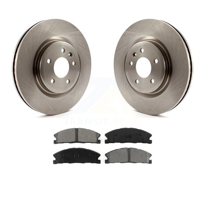Brake Rotor Semi-Metallic Pad Front Kit For Ford Explorer With Heavy Duty Brakes