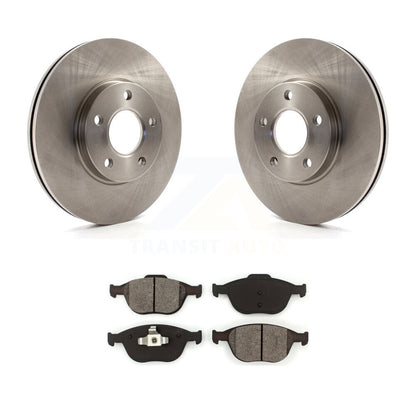 Disc Brake Rotors Semi-Metallic Pad Front Kit For 2010-2013 Ford Transit Connect