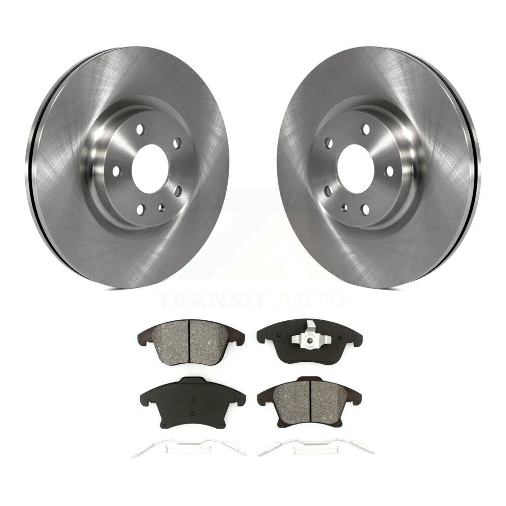 Disc Brake Rotors And Semi-Metallic Pads Front Kit For Ford Fusion Lincoln MKZ