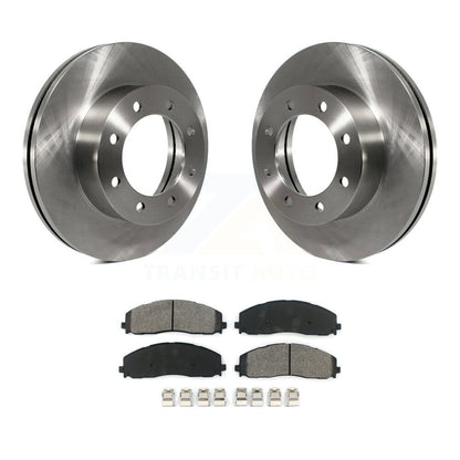 Brake Rotors & Semi-Metallic Pad Front Kit For Ford F-350 Super Duty F-250 F-450
