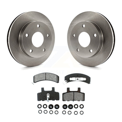 Disc Brake Rotors & Semi-Metallic Pad Front Kit For 1994-1999 Dodge Ram 1500 4WD