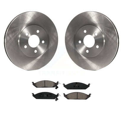 Brake Rotor Semi-Metallic Pad Front Kit For Chrysler Cirrus Dodge Stratus Breeze
