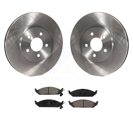 Brake Rotor Semi-Metallic Pad Front Kit For Chrysler Cirrus Dodge Stratus Breeze
