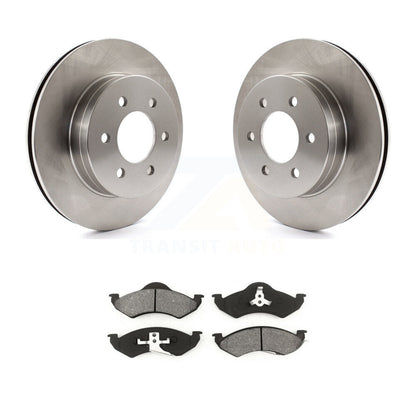 Disc Brake Rotors And Semi-Metallic Pads Front Kit For Dodge Dakota Durango
