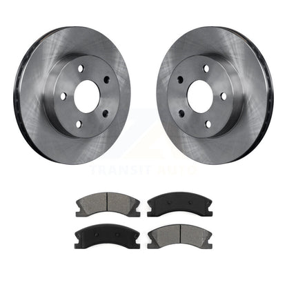 Disc Brake Rotors And Semi-Metallic Pads Front Kit For Jeep Grand Cherokee