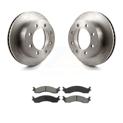 Disc Brake Rotors And Semi-Metallic Pads Front Kit For Dodge Ram 2500 3500 Van
