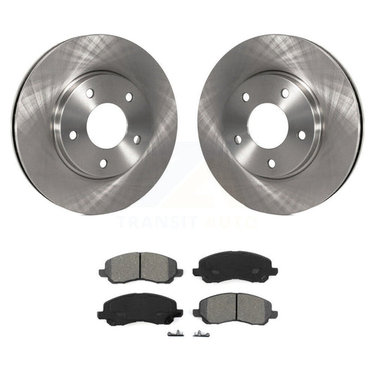 Brake Rotor & Semi-Metallic Pad Front Kit For Chrysler Sebring Mitsubishi Lancer
