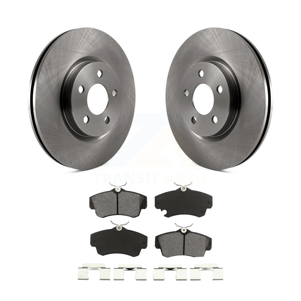 Disc Brake Rotors And Semi-Metallic Pads Front Kit For Chrysler PT Cruiser