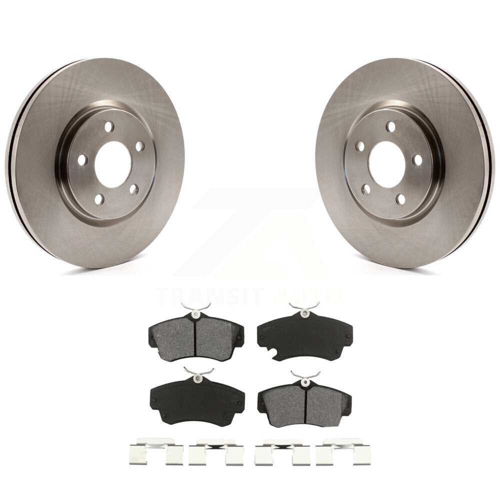 Disc Brake Rotors Semi-Metallic Pad Front Kit For Chrysler PT Cruiser Dodge Neon