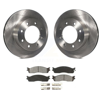 Disc Brake Rotors And Semi-Metallic Pads Front Kit For Dodge Ram 1500 3500 2500