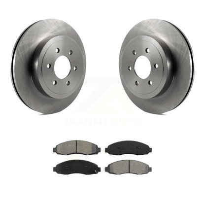 Disc Brake Rotors And Semi-Metallic Pads Front Kit For 2003-2004 Dodge Dakota