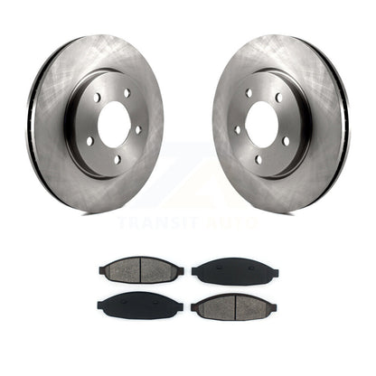 Disc Brake Rotor And Semi-Metallic Pad Front Kit For 2004-2008 Chrysler Pacifica